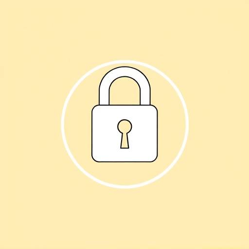 Icono de un candado, representando la privacidad y seguridad de datos.