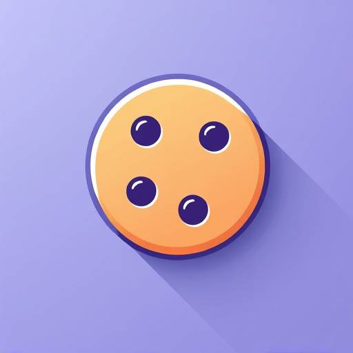 Icono de una galleta, representando una cookie inform&aacute;tica